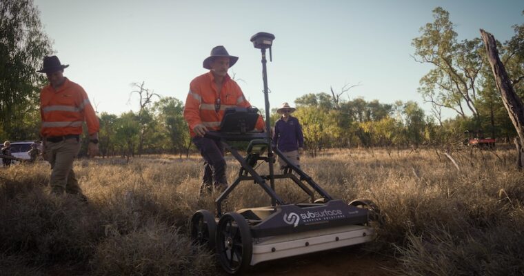 Ground-penetrating radar used to map critically endangered northern hairy-nosed wombat burrows