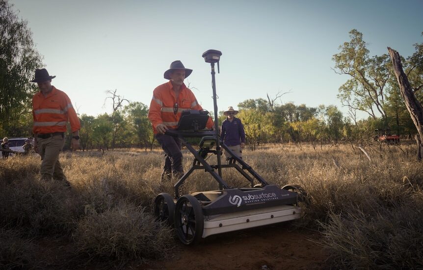 Ground-penetrating radar used to map critically endangered northern hairy-nosed wombat burrows